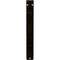 Ekena Millwork Damon Wrought Iron Bracket, (Single center brace), Antiqued Brass 1 1/2"W x 7 1/2"D x 10"H BKTM01X07X10SDAABS - alternate 4